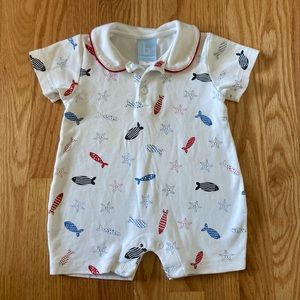 Bella Bliss | fish collared onesie